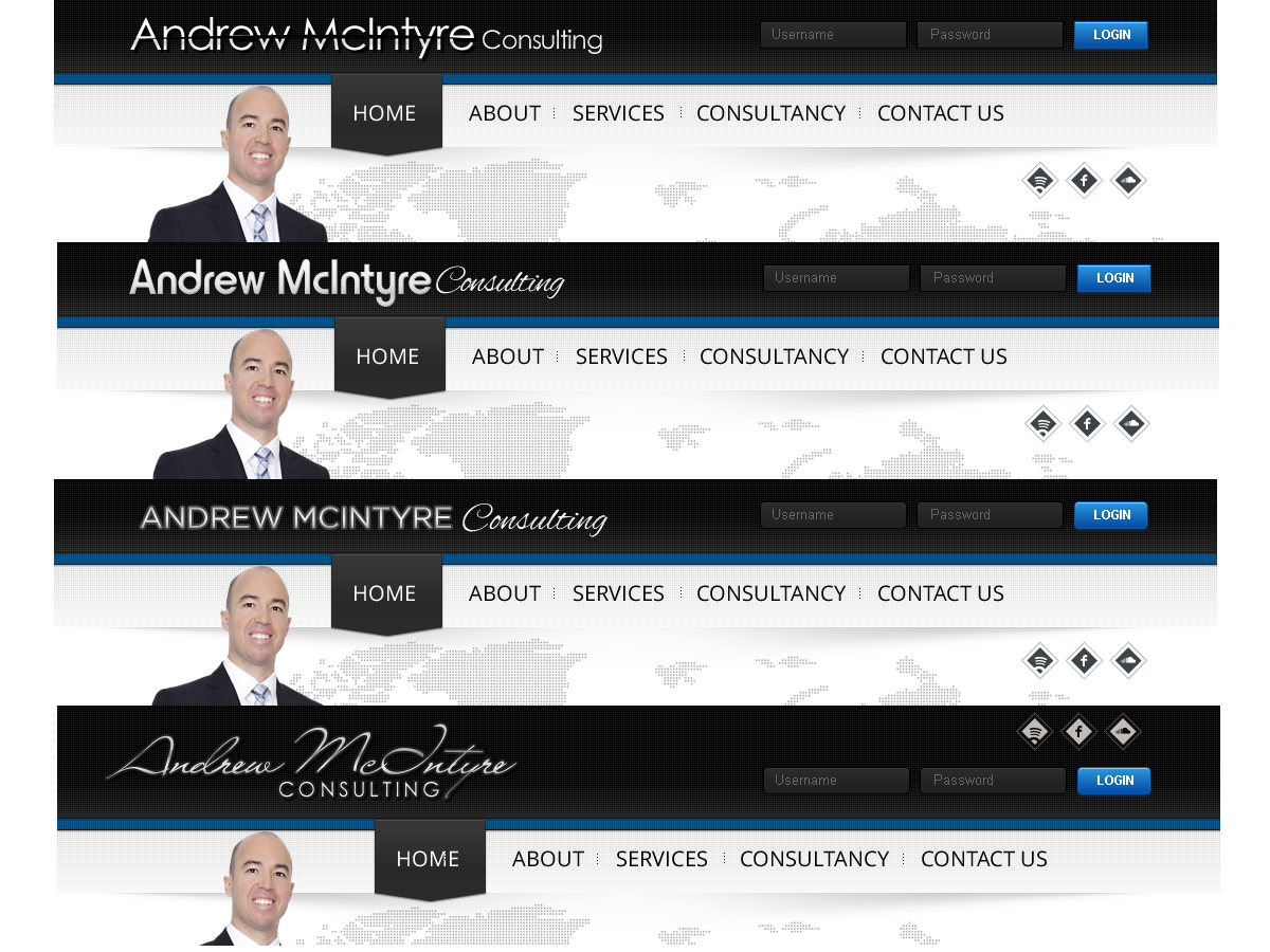 Web-Design von Behriatech für Andrew McIntyre Consultancy | Design #1941566