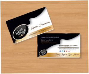 Diseño de Tarjeta de Presentación por chelle867 para Decor with Style | Diseño: #7730654