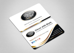 Diseño de Tarjeta de Presentación por INDIAN_Ashok para Decor with Style | Diseño: #7723648