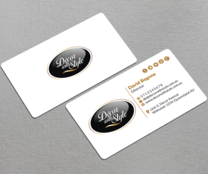 Diseño de Tarjeta de Presentación por AFHUN para Decor with Style | Diseño: #7810496