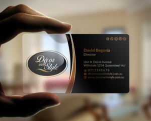 Diseño de Tarjeta de Presentación por AFHUN para Decor with Style | Diseño: #7810508