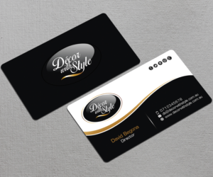 Diseño de Tarjeta de Presentación por AFHUN para Decor with Style | Diseño: #7810512