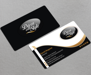 Diseño de Tarjeta de Presentación por AFHUN para Decor with Style | Diseño: #7810522