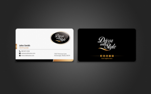 Business Card Design by chandrayaan.creative for Decor with Style | Design: #7725735