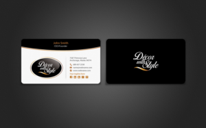 Business Card Design by chandrayaan.creative for Decor with Style | Design: #7725736