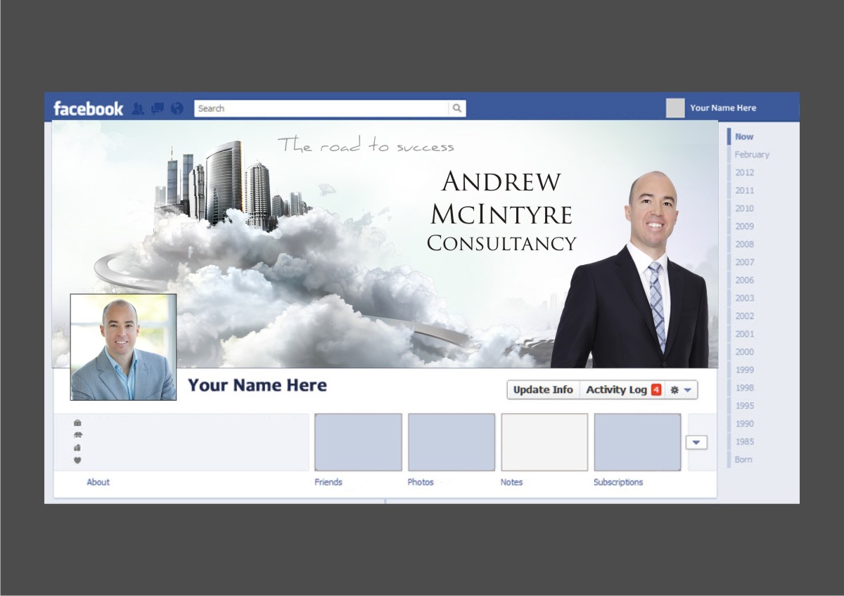 Facebook-Design von Amduat Design für Andrew McIntyre Consultancy | Design #1978428