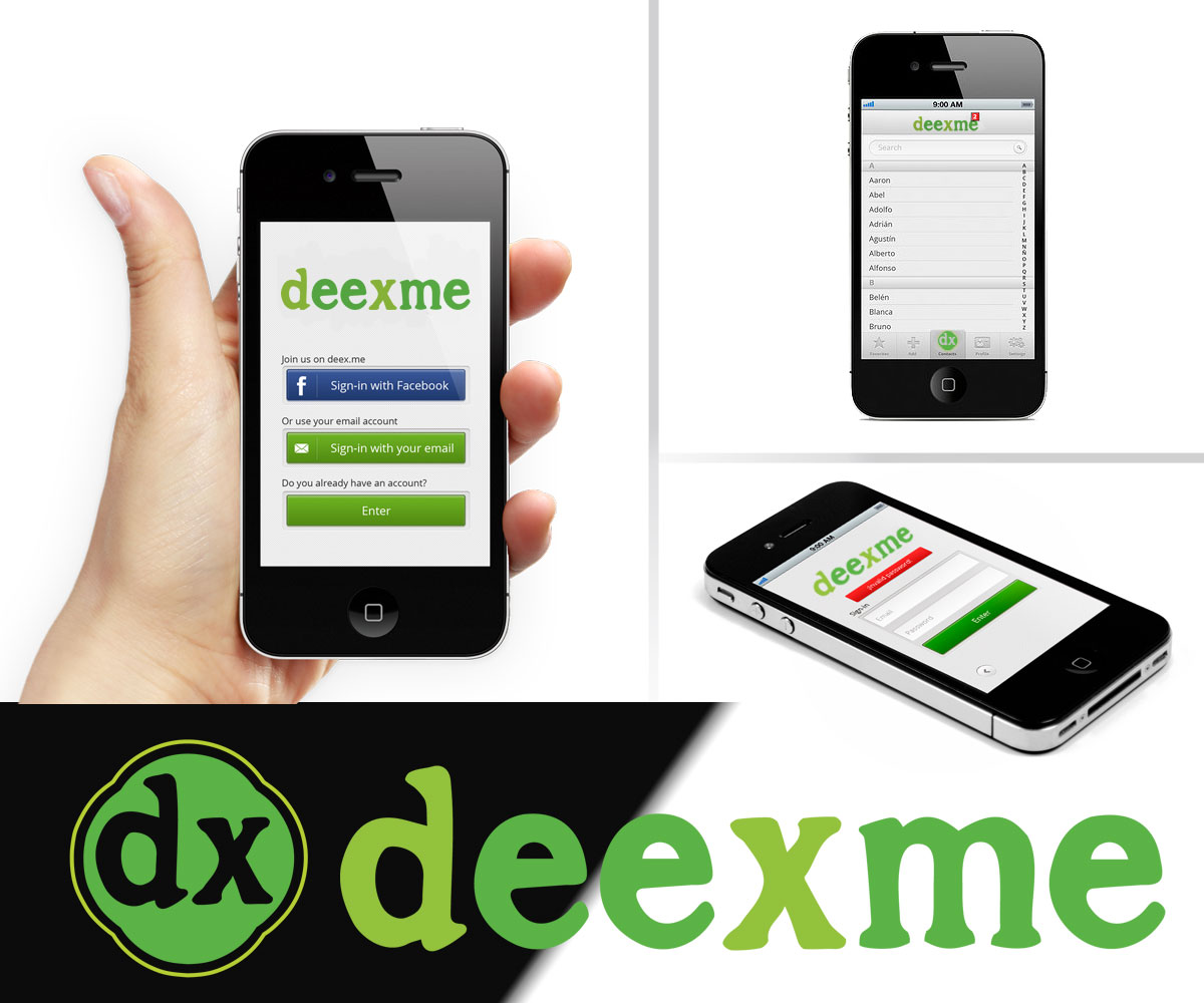 Logo Design by Juan de Cercado for Deexme Apps | Design #1953137