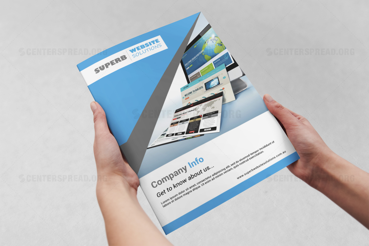Brochure Design by CENTERSPREAD for Superb Solutions Group | Design #7867096
