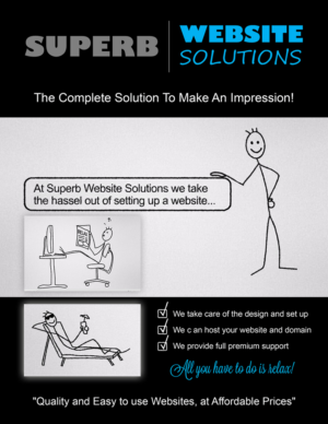 Design de Brochure par noelopan1955 pour Superb Solutions Group | Design : #7861355