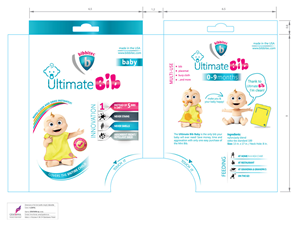Shark Tank contestant bibbitec the Ultimate bib- a revolutionary, new bib technology. | Packaging Design by GRAFANNA
