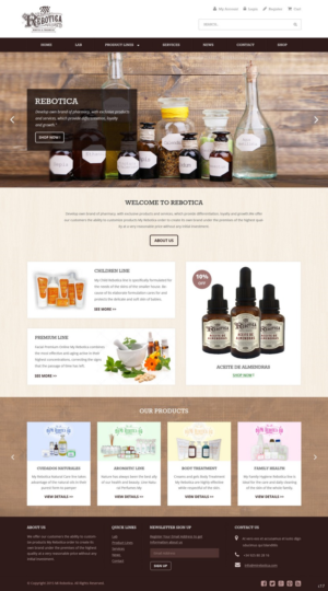 Web-Design von pb für LAboratorio de formulaciones avanzadas sl | Design: #7726891