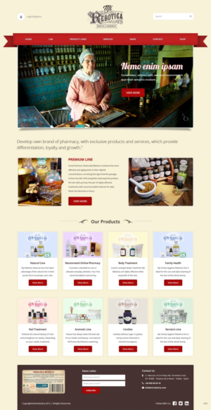 Web Design by pb for LAboratorio de formulaciones avanzadas sl | Design: #7726892