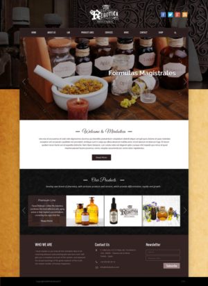 Web Design by pb for LAboratorio de formulaciones avanzadas sl | Design: #7726894