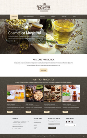 Web-Design von pb für LAboratorio de formulaciones avanzadas sl | Design: #7726895