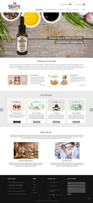 Web Design by pb for LAboratorio de formulaciones avanzadas sl | Design: #7738312