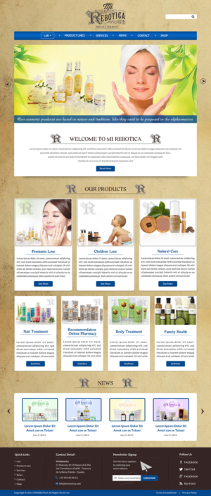 Web Design by Sbss for LAboratorio de formulaciones avanzadas sl | Design: #7737547