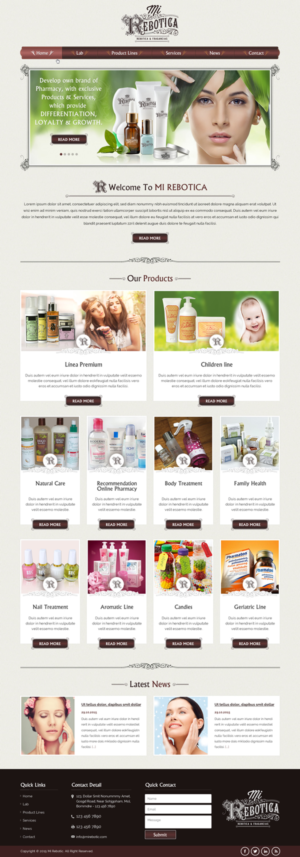 New web page design for our brand Mi Rebotica | Diseño Web por Sbss