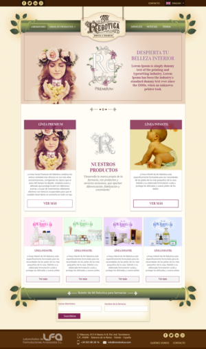 Web-Design von maxartkiller für LAboratorio de formulaciones avanzadas sl | Design: #7728184