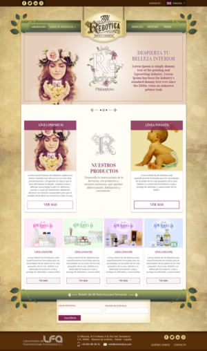 Web-Design von maxartkiller für LAboratorio de formulaciones avanzadas sl | Design: #7752132