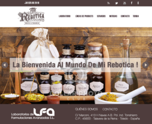 Web Design by dinhstudio for LAboratorio de formulaciones avanzadas sl | Design: #7746884