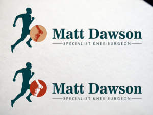 Matt Dawson.  Specialist Knee Surgeon  | Logo Design by RoobyDesigns