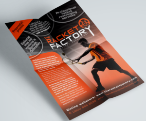 The Racket Factory - Sports Shop Poster Design | Diseño de Póster por see why
