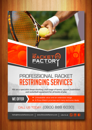 Poster Design by Deepak_9_Malhotra for Community Tennis Association | Design #7774999