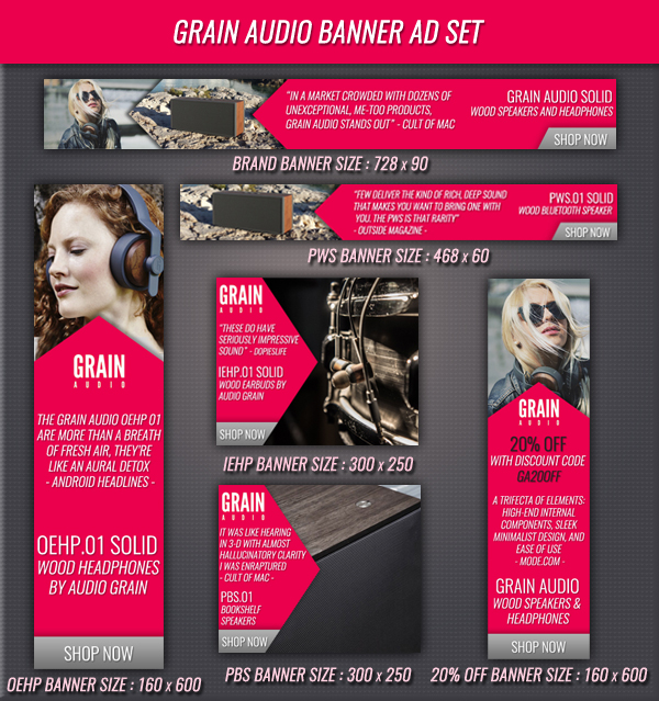 Web-Design von JustACreative1 für Grain Audio LLC | Design #7815557