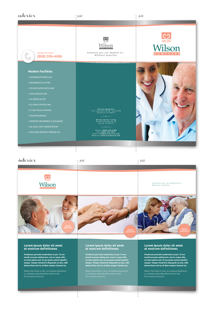 Design de Brochure par FMatos pour Wilson Care Group | Design #1978924