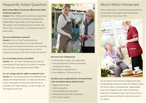 Brochure Design by Kamran for Wilson Care Group | Design: #2138733