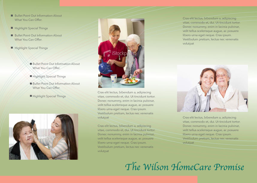 Brochure Design by Jennbspotted for Wilson Care Group | Design #1973009