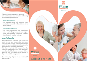 Brochure Design by Visualland for Wilson Care Group | Design: #1918756