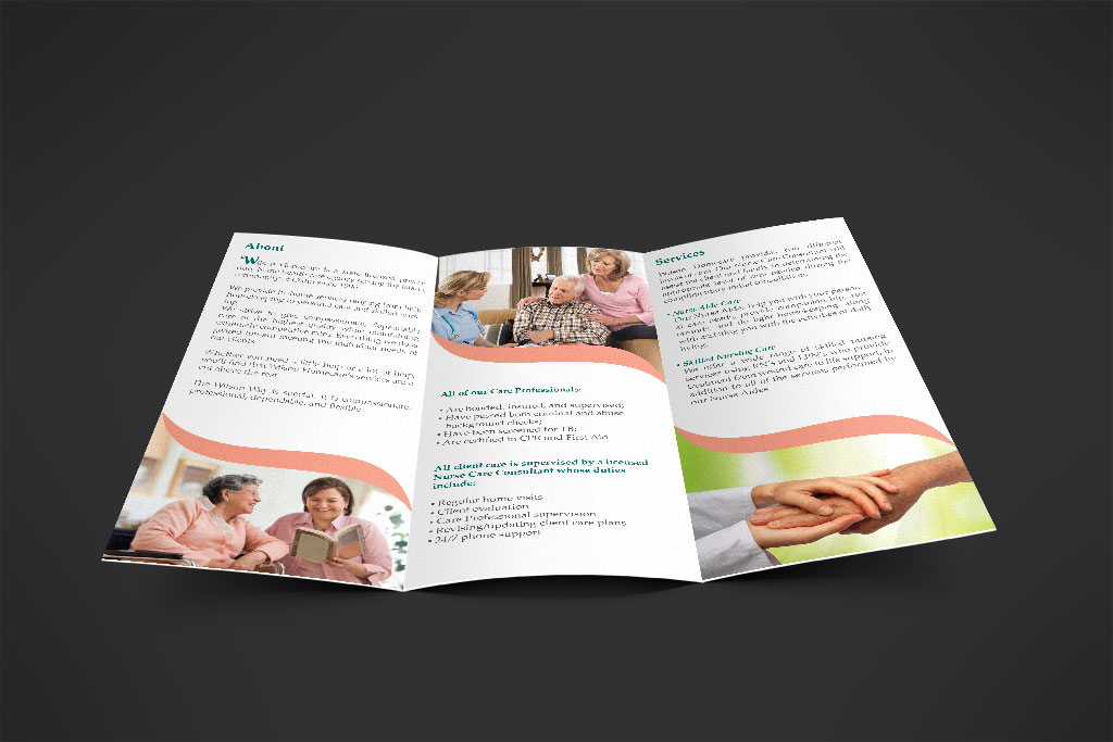 Brochure Design by Visualland for Wilson Care Group | Design #1918768