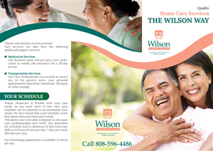 Brochure Design by Visualland for Wilson Care Group | Design: #2063134