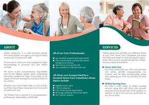 Brochure Design by Visualland for Wilson Care Group | Design: #2063136