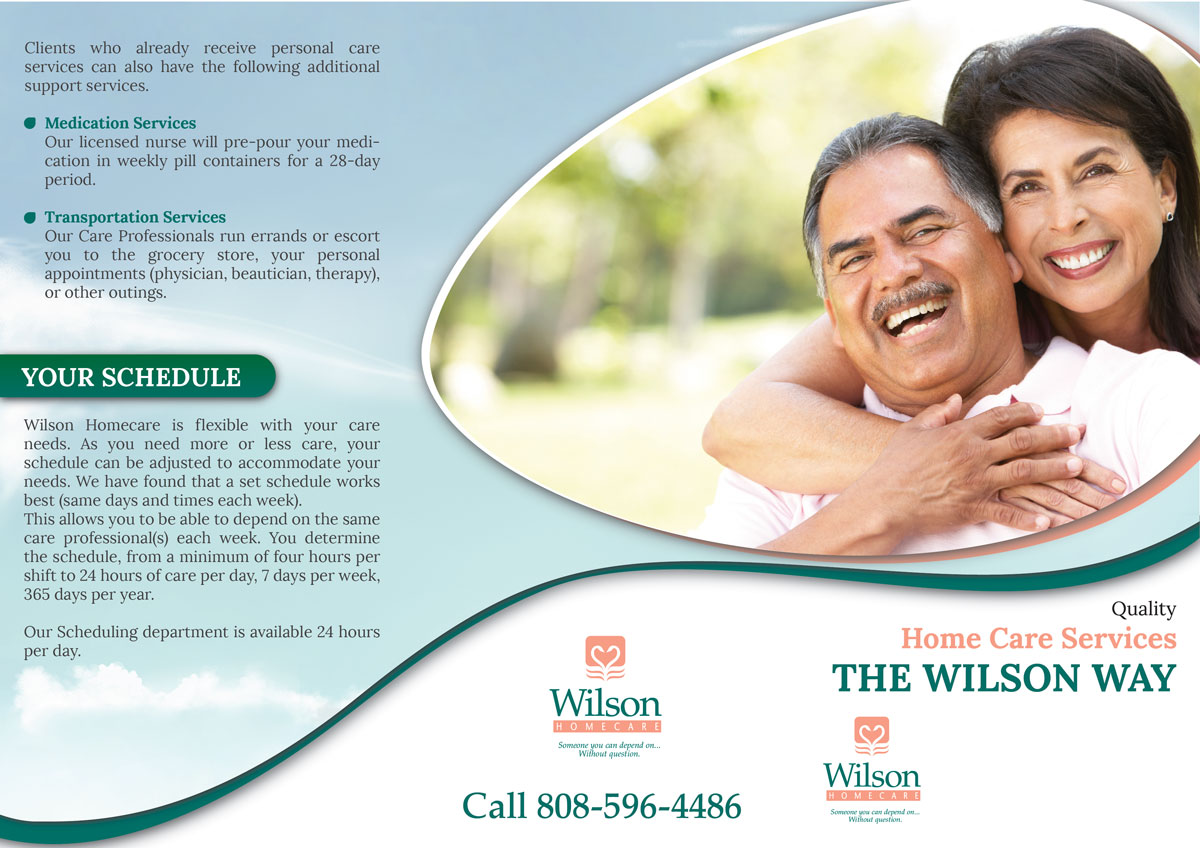 Brochure Design by Visualland for Wilson Care Group | Design #2063572