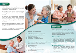 Brochure Design by Visualland for Wilson Care Group | Design: #2063574