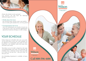 Brochure Design by Visualland for Wilson Care Group | Design: #2063767