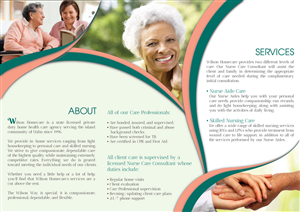 Brochure Design by Visualland for Wilson Care Group | Design: #2063769