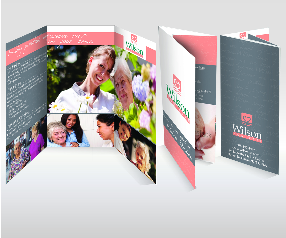 Brochure Design by Purple Rain Design for Wilson Care Group | Design #2204174