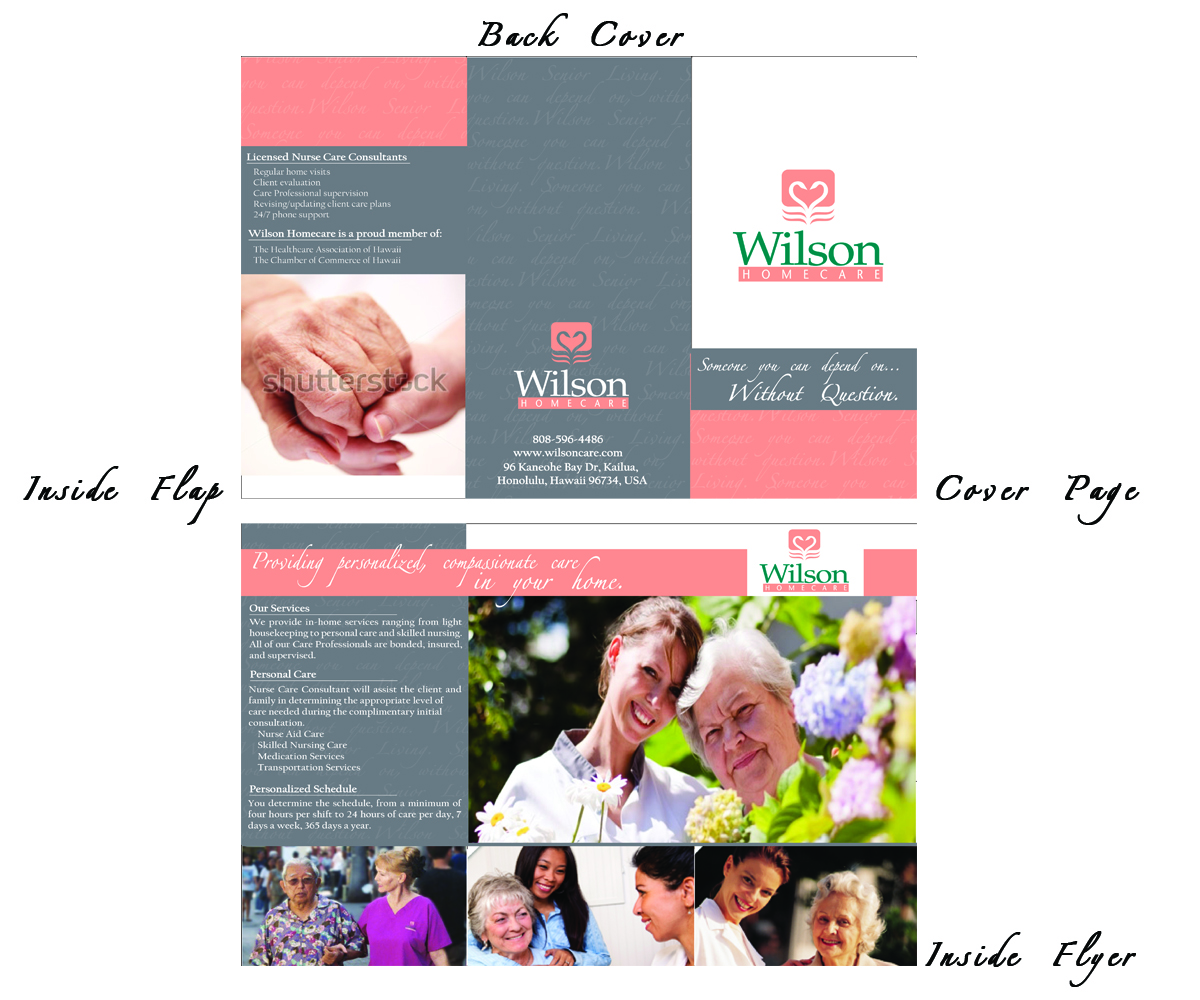 Brochure Design by Purple Rain Design for Wilson Care Group | Design #2204177