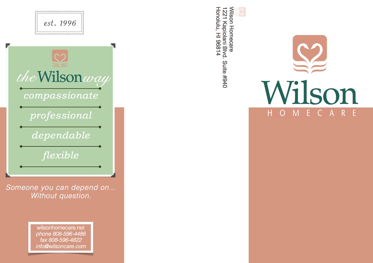 Brochure Design by ChrisC for Wilson Care Group | Design #1941455