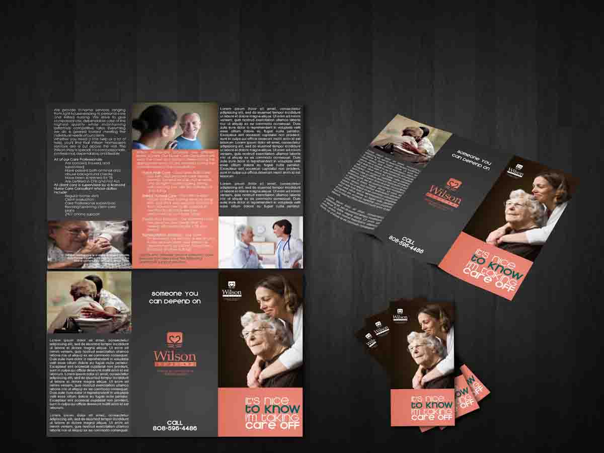 Brochure Design by gray mind for Wilson Care Group | Design #2042734