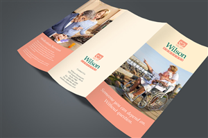 Diseño de Brochure por tanya para Wilson Care Group | Diseño #1971646