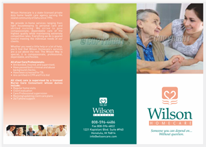 Brochure Design by barinix for Wilson Care Group | Design: #2041290