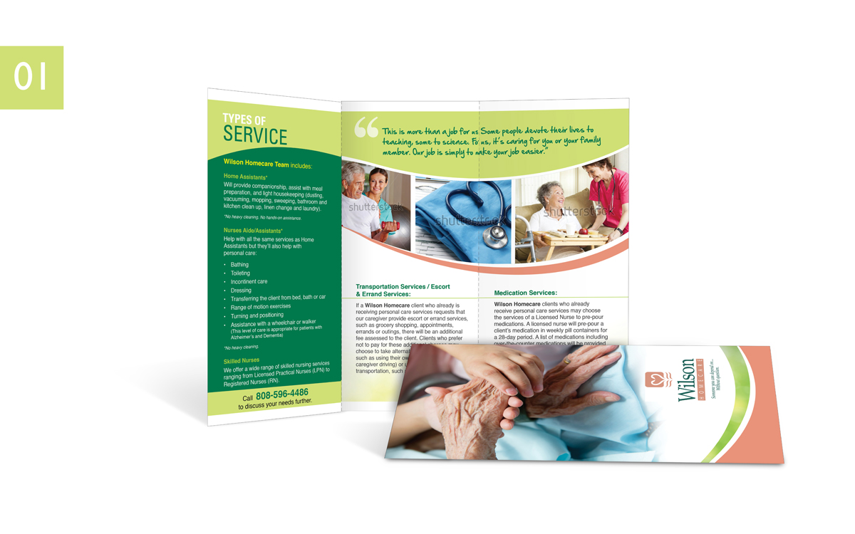 Brochure Design by Ignited Design Studio for Wilson Care Group | Design #1959515