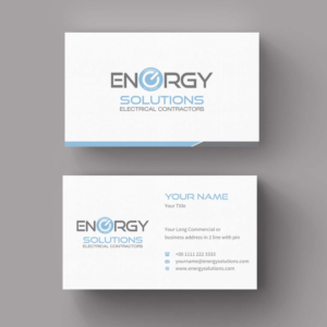 Visitenkarten-Design von INDIAN_Ashok für Energy solutions electrical  | Design: #7721587