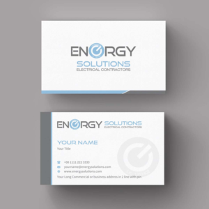 Visitenkarten-Design von INDIAN_Ashok für Energy solutions electrical  | Design: #7721588