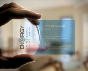 Visitenkarten-Design von INDIAN_Ashok für Energy solutions electrical  | Design: #7721589