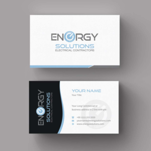 Visitenkarten-Design von INDIAN_Ashok für Energy solutions electrical  | Design: #7721590